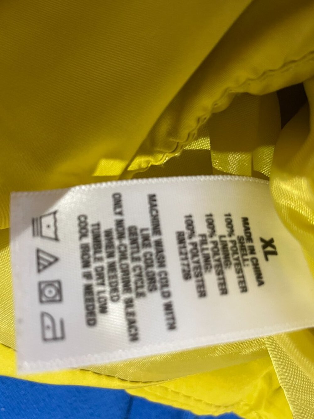 Aeropostale Girls Yellow quilted vest Size XL - Picture 6 of 6